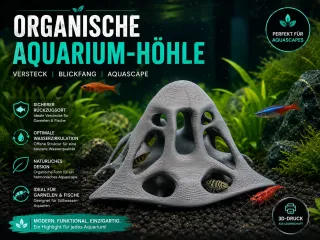 🪸 Organische Aquarium-Höhle