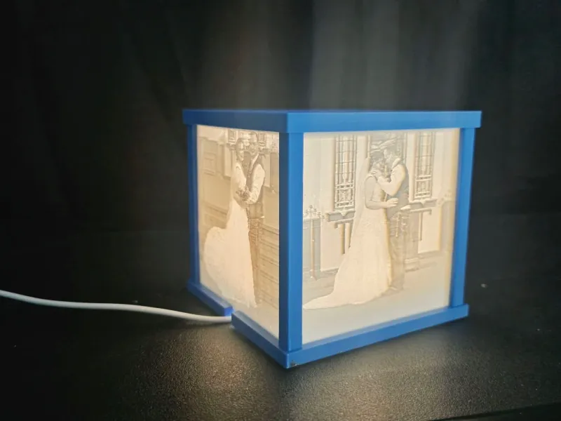 lithophane light up box