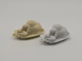 The Sleeping Lady Keychain (Maltese Icon)-0