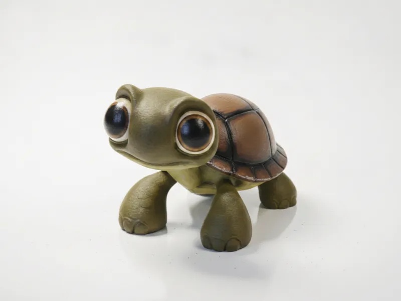 Escultura de Tartaruga Figurino Animal para Impressão 3D