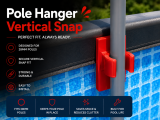 Pole Hanger - vertical snap - fi 28mm-0