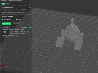 Kenji  the print-in-place benchy robot