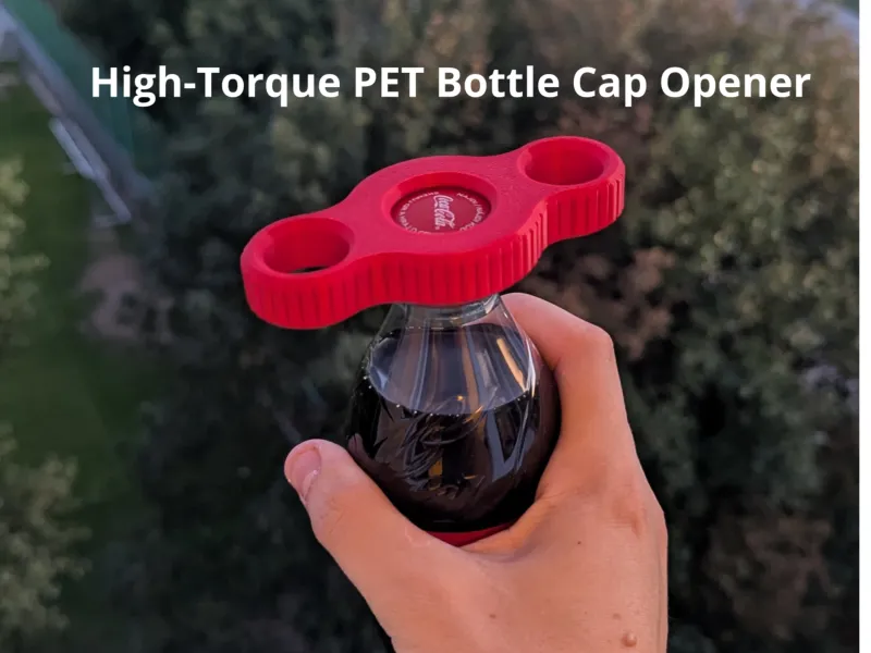 Apribottiglie ad Alta Coppia per Tappi PET | Presa Facile