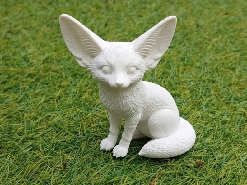 フェネックギツネ – 愛らしい砂漠のキツネ 3Dプリントモデル