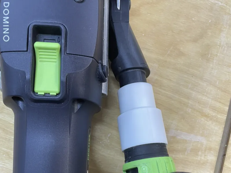 Festool Domino DF500 adapter to D27 Hose