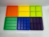 Stackable sorting trays with lid-0