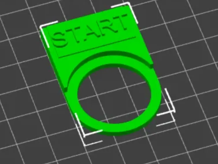 tlačítko (button) start and cover