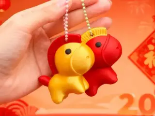 可爱的小马挂件，分色打印，撞色拼装，一盘两个