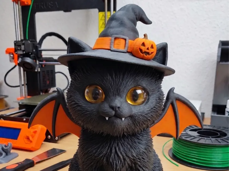 Vampierkat Halloween Decoratie