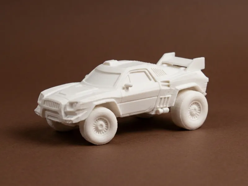 Mini-modèle de voiture de rallye futuriste