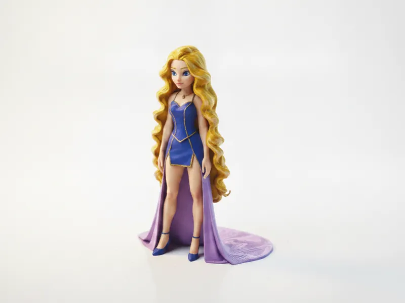 Elsa Beeldje Frozen Disney Personage 3D Printbaar