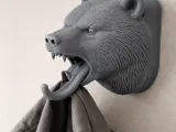 Bear Head Wall Hanger Coat and Key Holder Hook-0