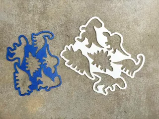 Dinosaur stencil