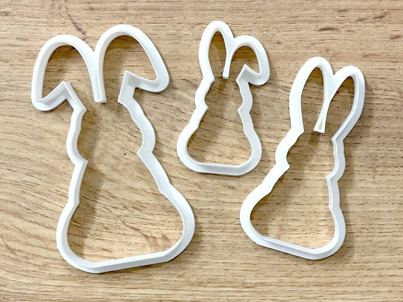Easter Bunny, Rabbit Cookie cutter, More Shapes, Easter