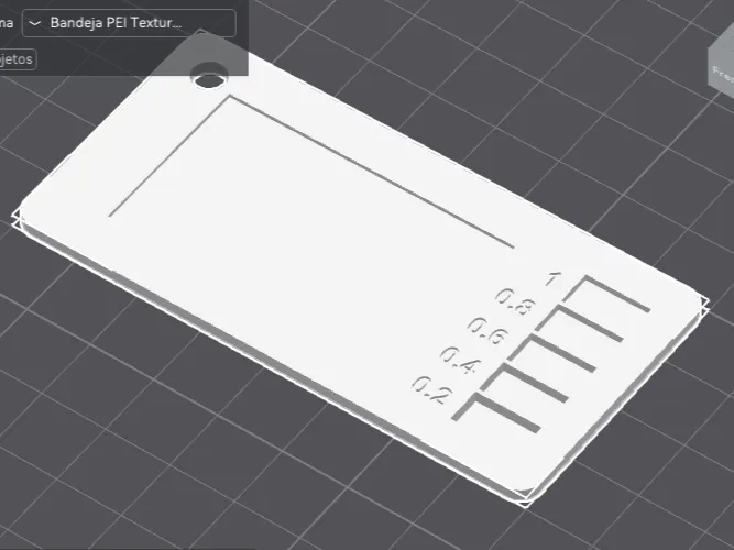 Medidor de Altura para Calibración de Impresión 3D (0.2–1.0