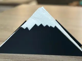 Napkin holder mountain