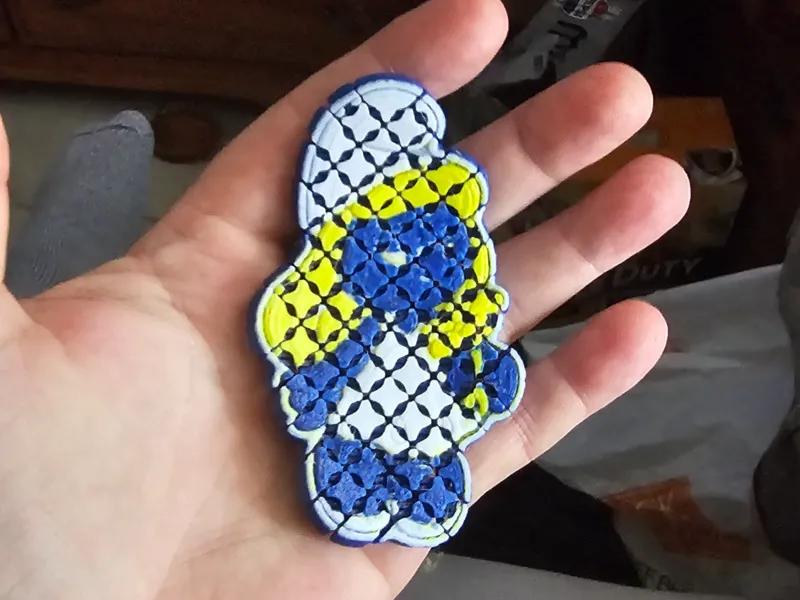 Bugiganga de malha da Smurfette