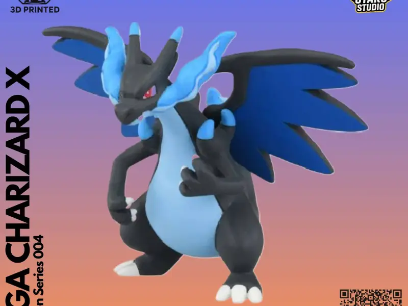 POKEMON MEGA CHARIZARD X 3D MODEL