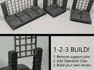 Dungeon stone - gates (functional)