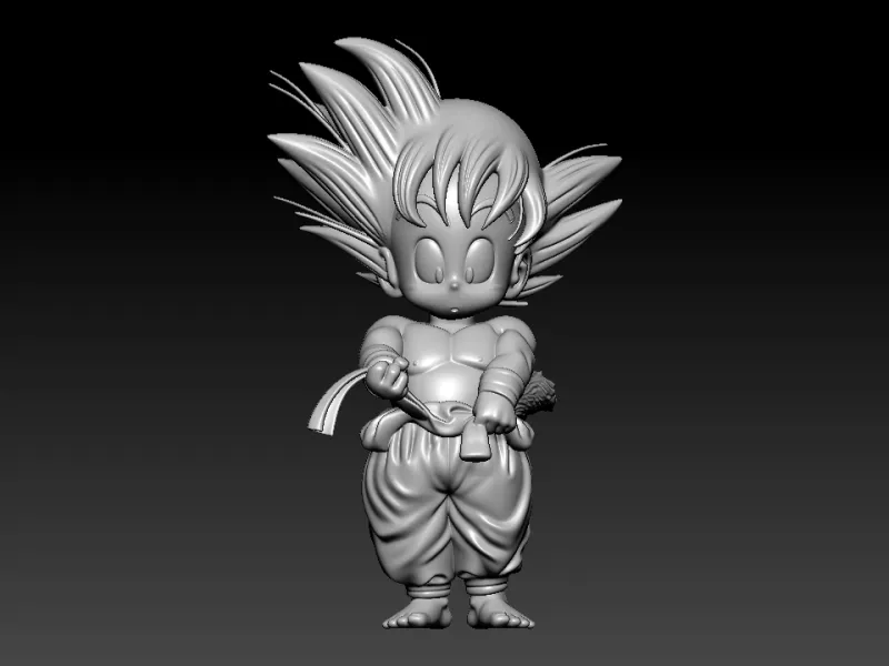 Dragon Ball - Goku lúc nhỏ - Bản in 3D