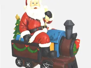 santa on a train