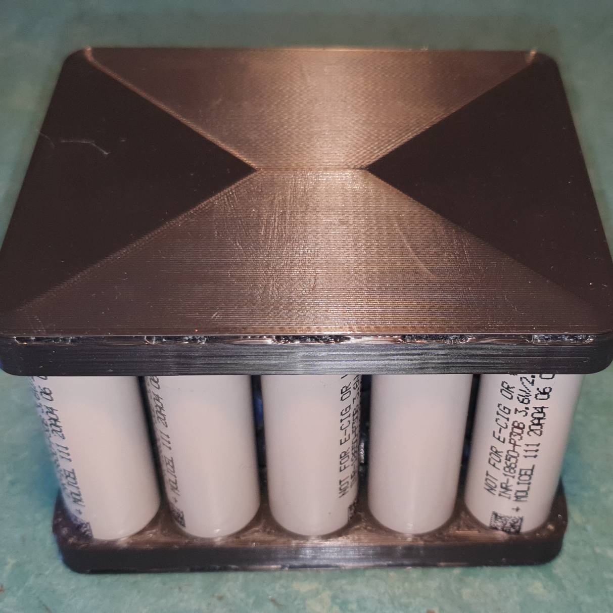 18650 Battery Holder 4S 5P with top & bottom cover.