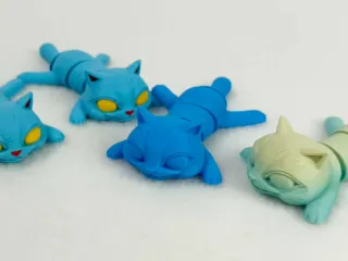 Articulated derpy cat