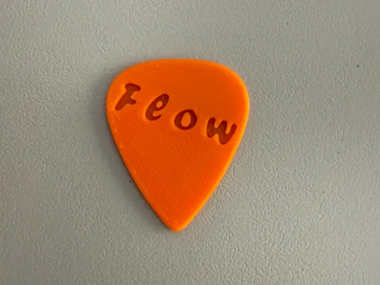 Plettro per chitarra flow
