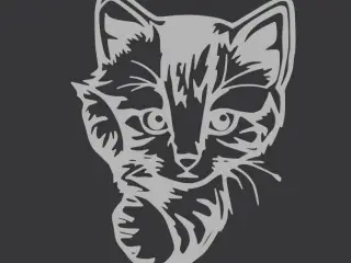 WallArt Cat 002