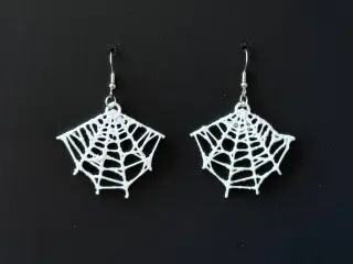 Pendiente tela de araña