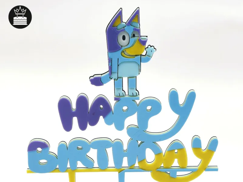 Bluey Cake Topper