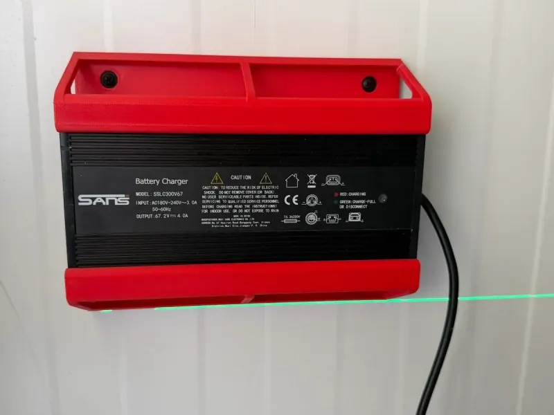 Electric Scooter Charger Wall Mount – Charger Holder Dock