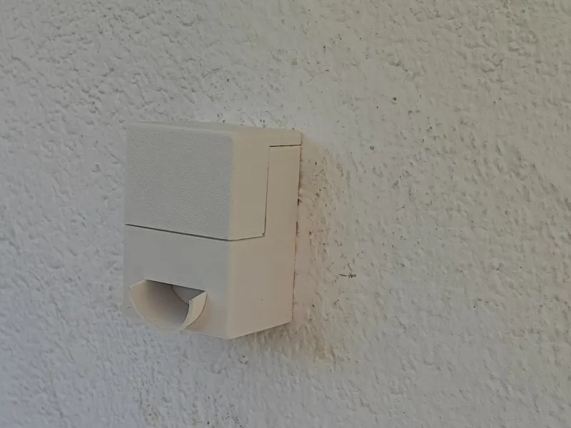 Drenaje de condensado para aire acondicionado en pared exterior