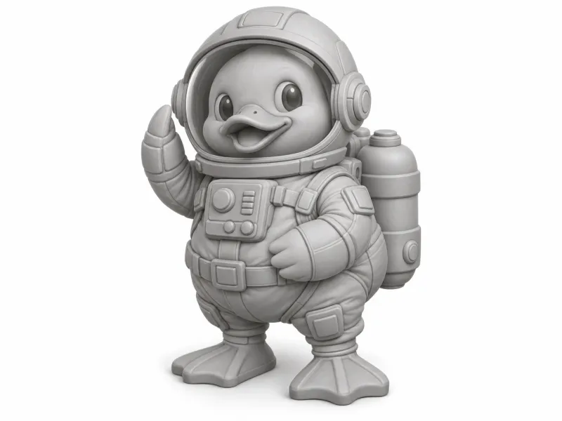 Canard astronaute