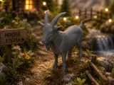 Mountain Goat-3D Printed Alpine Figurine-0