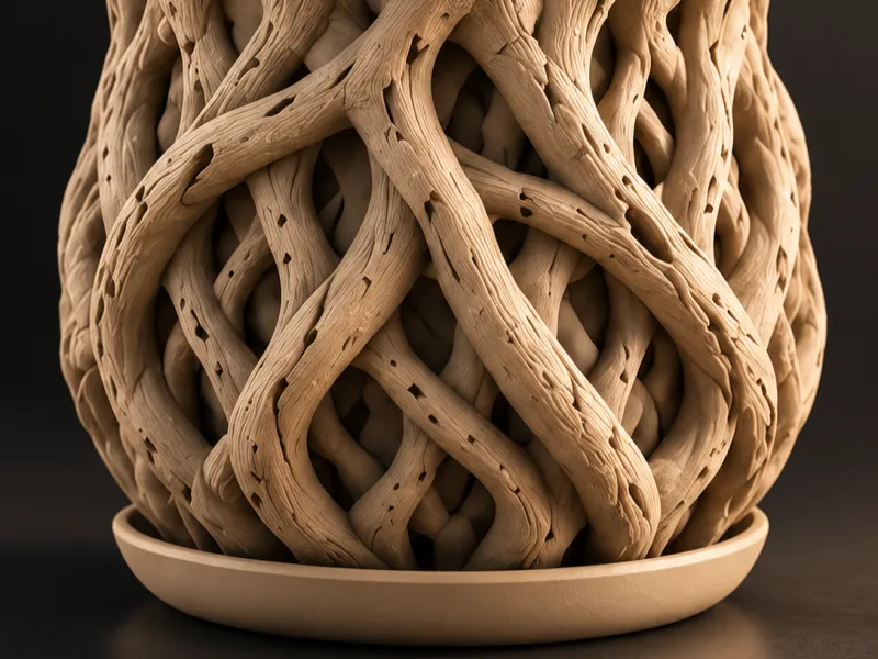 ROOT — 有机根系花盆带托盘