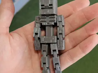 MINECRAFT ESQUELETO/SKELETON FLEXI PRINT IN PLACE