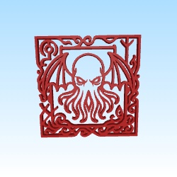 wallart cthulu eldricht style