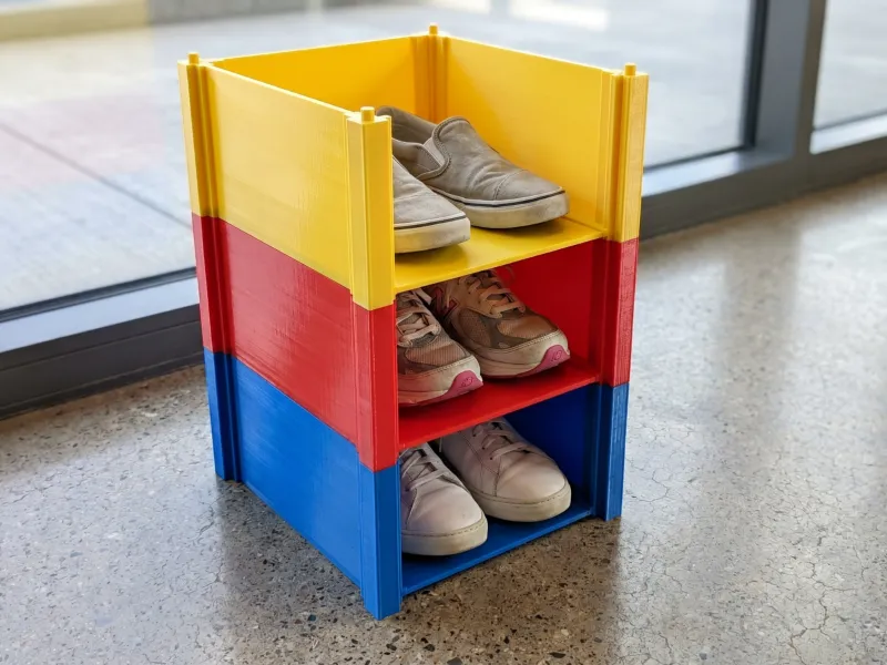 Compartimento modular para zapatos