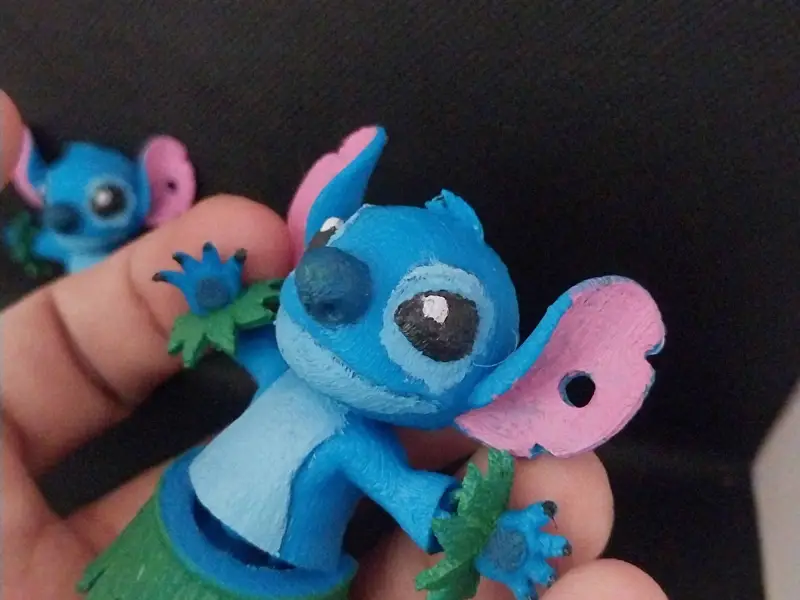 Articulated Hula Dancing Stitch - Flexi Toy