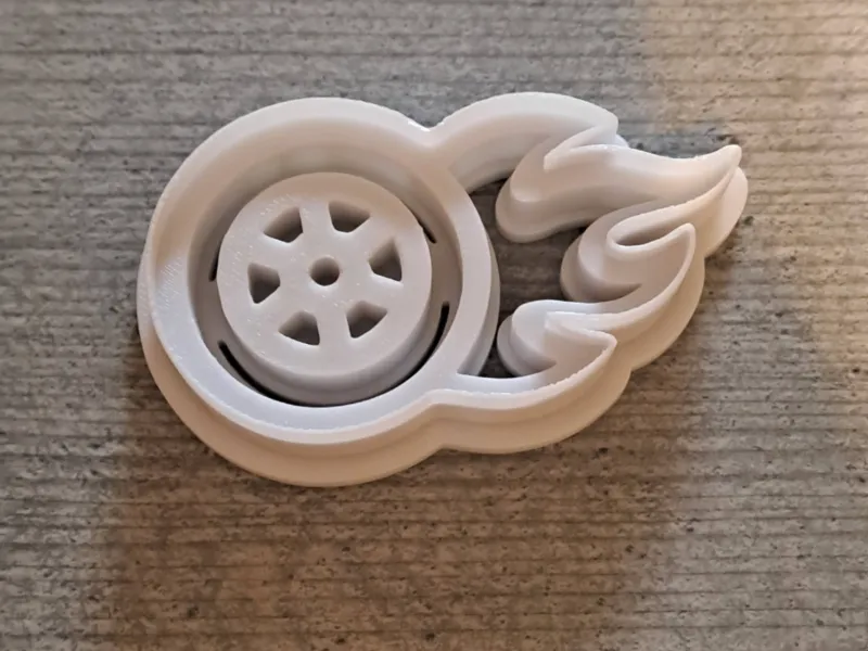 烈焰之轮饼干模具