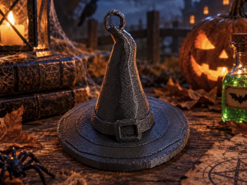 ハロウィンハットのキーチェーン
