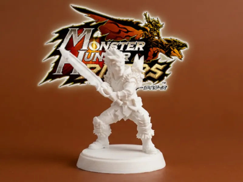 Figurine Cavalier Monster Hunter – Guerrier à l'Épée