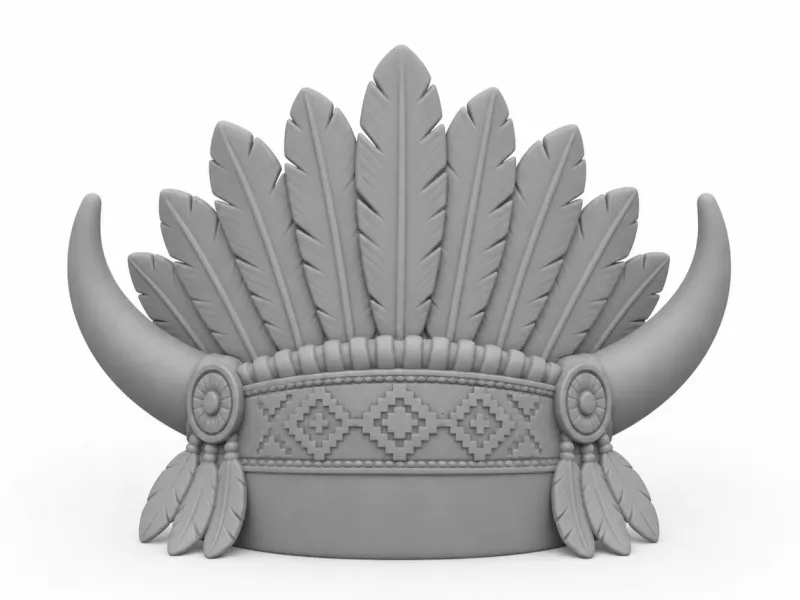 Buffalo headdress