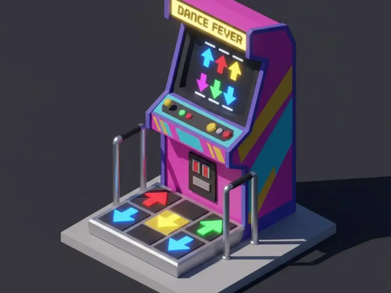Low Poly Dance Arcade Machine