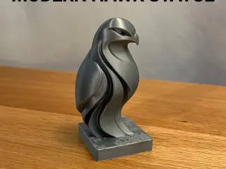 Modern Hawk Statue