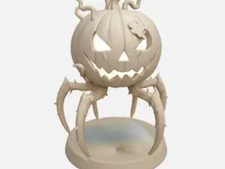 Pumpkin spide Miniature – 3D Printable D&D Character | Hallo