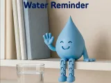 Water Reminder Figure | Flexi Hydration Drop Desk Decor-0