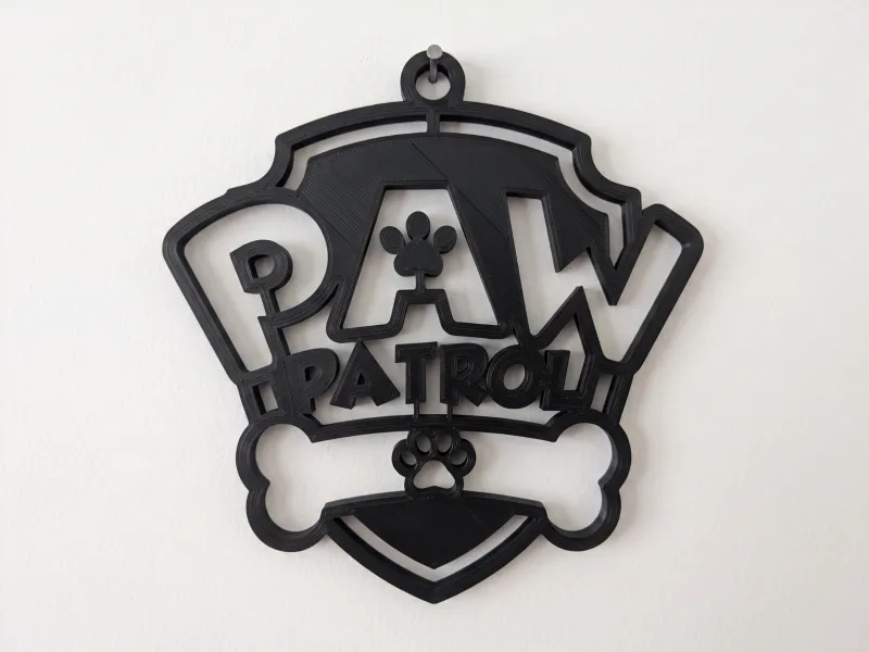 Paw Patrol Bone Sign - Wall Art