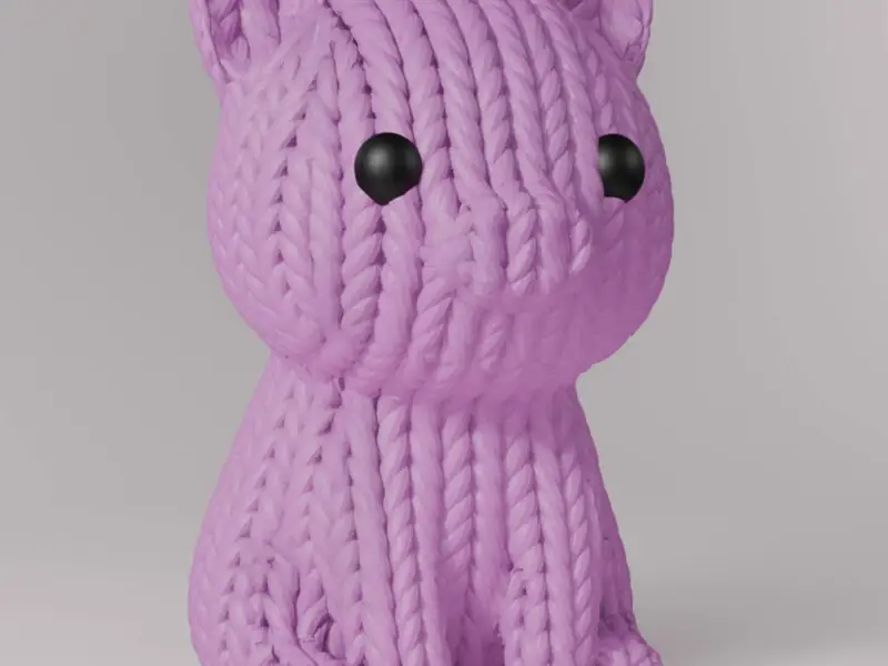 KNITTED PIG